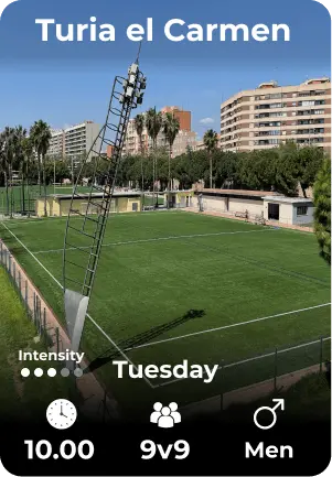 Turia el Carmen Tuesday 10-12 10.00