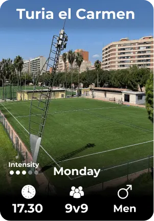 Turia el Carmen Monday 09-12 17.30