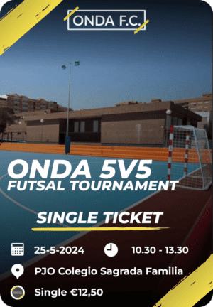 5v5 Futsal Tournament 25-5 (Single)