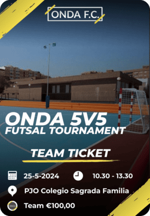 5v5 Futsal Tournament 25-5 (Team)