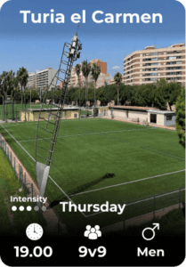 Turia el Carmen Thursday 15-05 19.00
