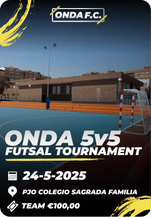 5v5 Futsal tournament 24-5 (Team ticket)
