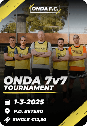 7v7 Tournament 1-3 (Single ticket)