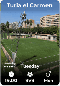 Turia el Carmen Tuesday 17-06 19.00