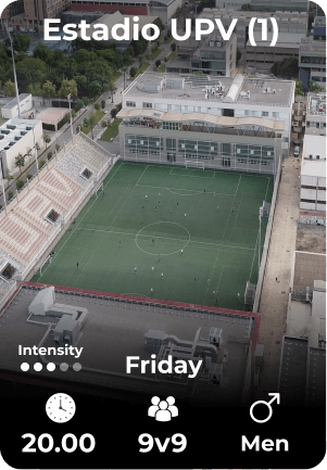 Estadio UPV Friday 06-06 20.00