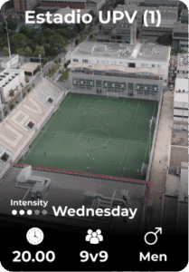 Estadio UPV Wednesday 04-06 20.00