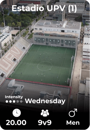 Estadio UPV Wednesday 04-06 20.00