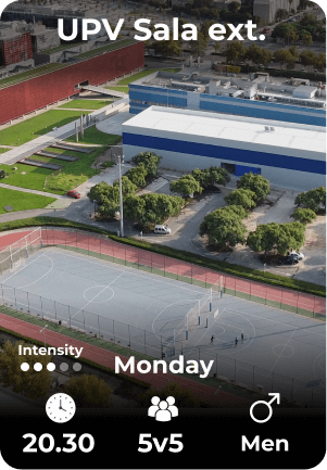 UPV Sala exterior Monday 02-06 20.30