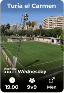 Turia el Carmen Wednesday 18-06 19.00