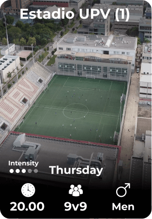 Estadio UPV Thursday 03-07 20.00