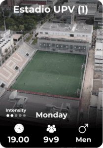 Estadio UPV Monday 21-07 19.00