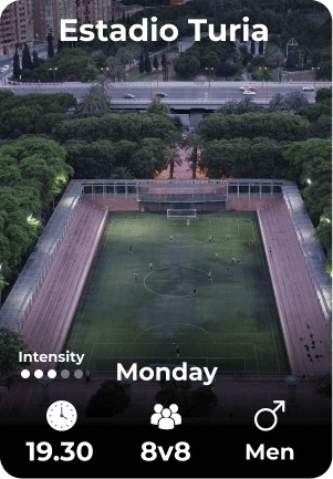 Estadio Turia Monday 21-07 19.30
